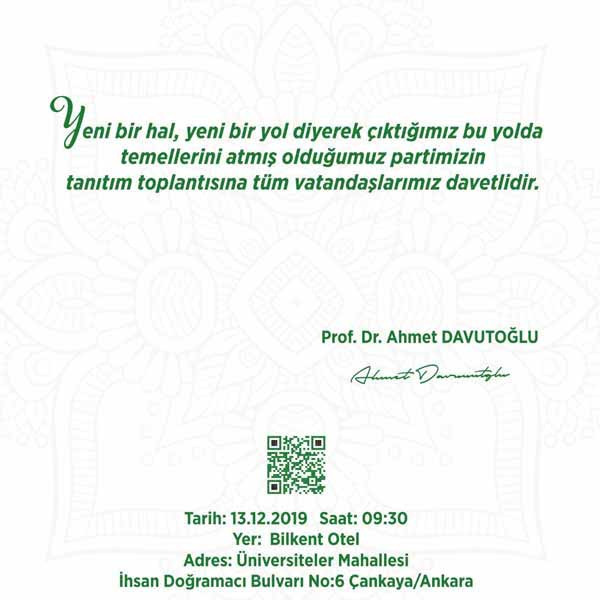 Davutoğlu yeni partisinin başvurusunu yaptı - Resim : 2