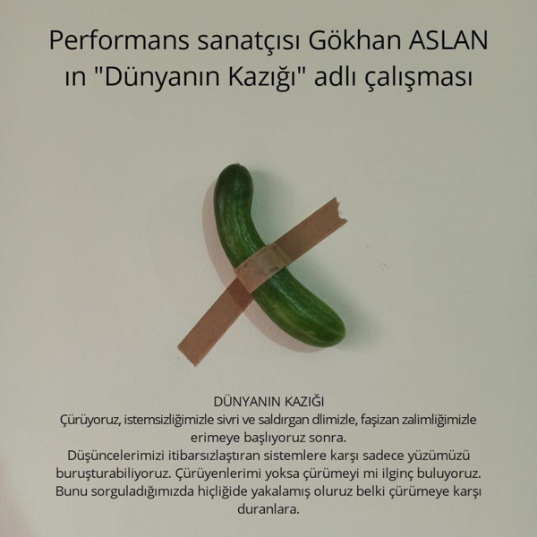 Diyarbakırlı ressamdan 'hıyarlı' muz göndermesi - Resim : 2