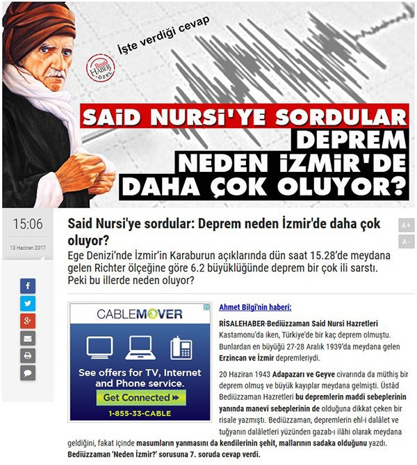 'Deprem Allah'a karşı gelenler yüzünden olmuş' - Resim : 1
