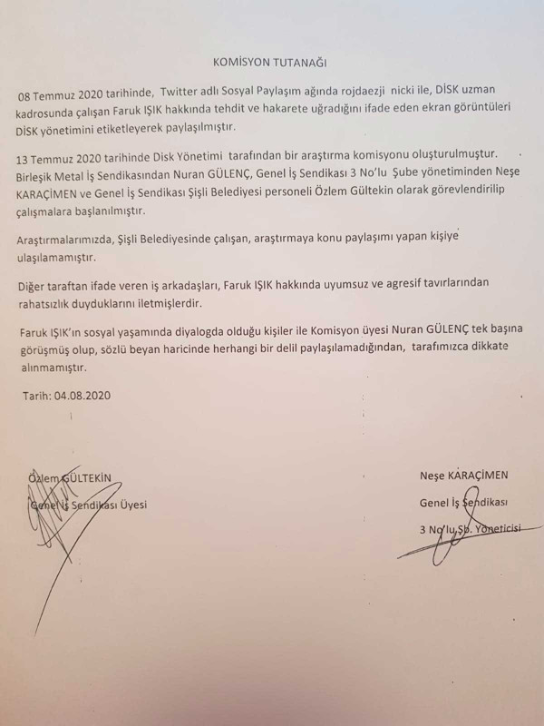 DİSK'te taciz beyanları tartışma yarattı - Resim : 3