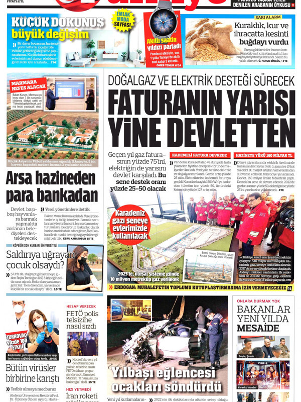 İktidar medyası zam yağmurunu böyle gördü: 'Yeni tarife' - Resim : 7