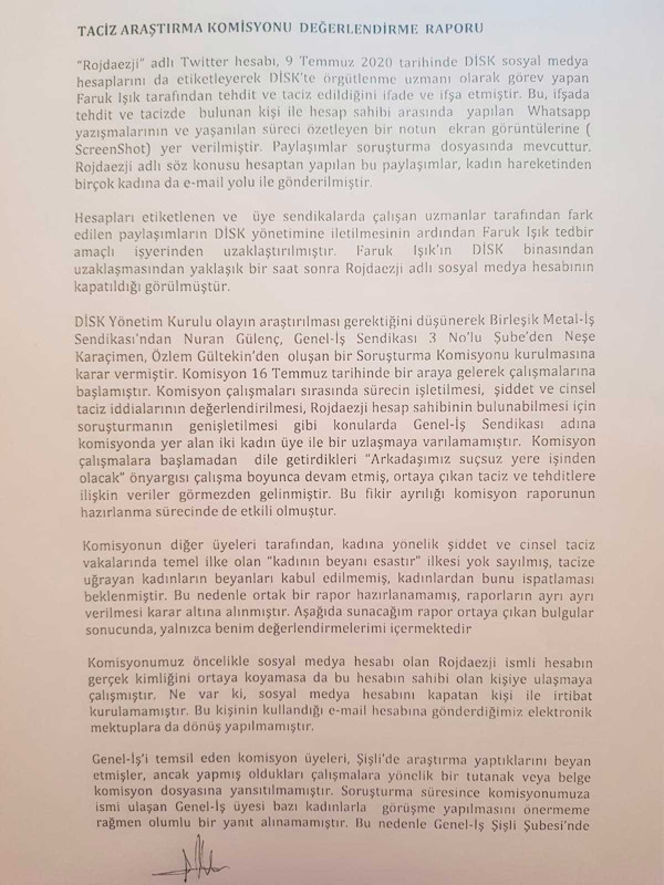 DİSK'te taciz beyanları tartışma yarattı - Resim : 6