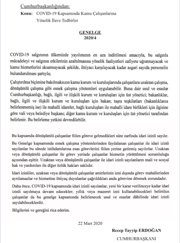 Kamu kuruluşlarına koronavirüs izni - Resim : 1