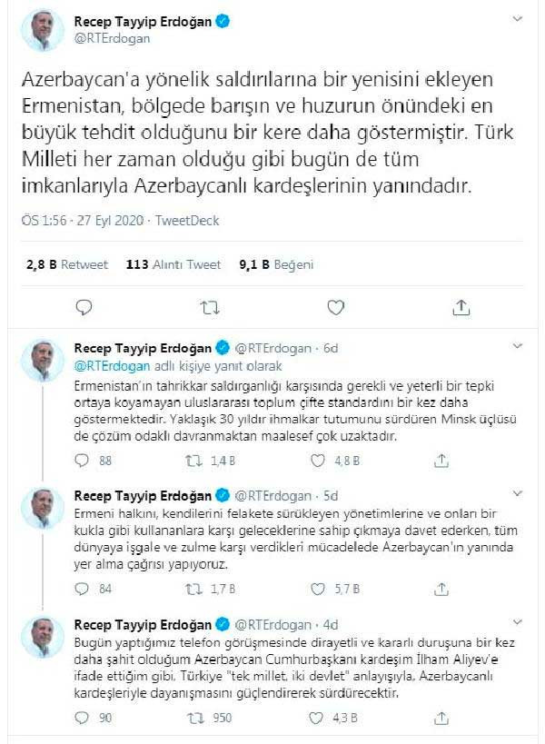 Erdoğan'dan Azerbaycan açıklaması - Resim : 1