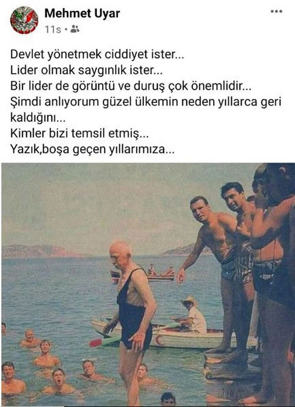 Okul müdürünün, İsmet İnönü paylaşımına tepki: Soruşturma açıldı mı? - Resim : 1