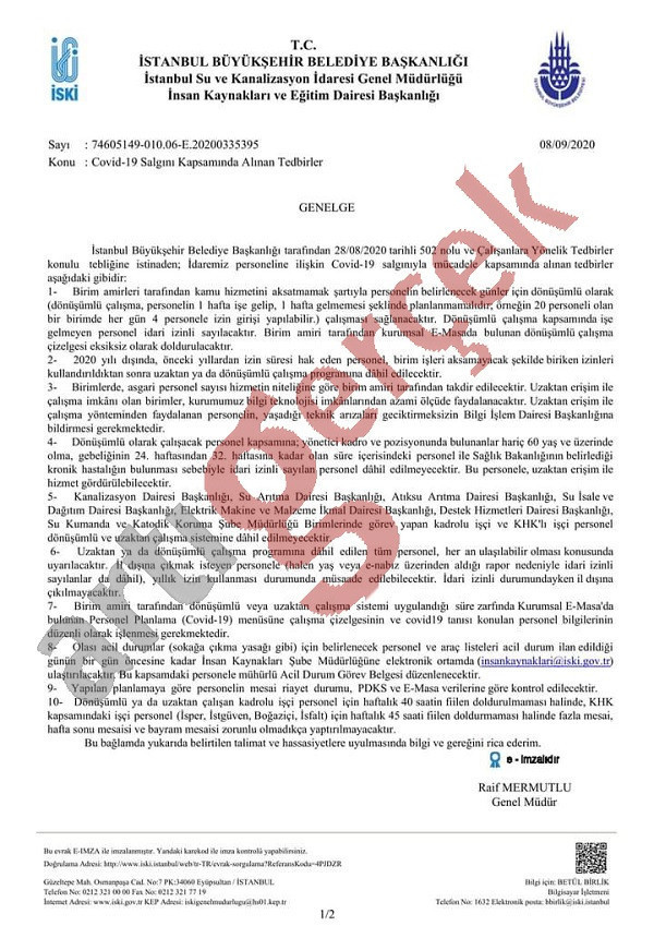 İBB salgın tedbiri aldı KHK'li işçiler kapsam dışında kaldı - Resim : 1