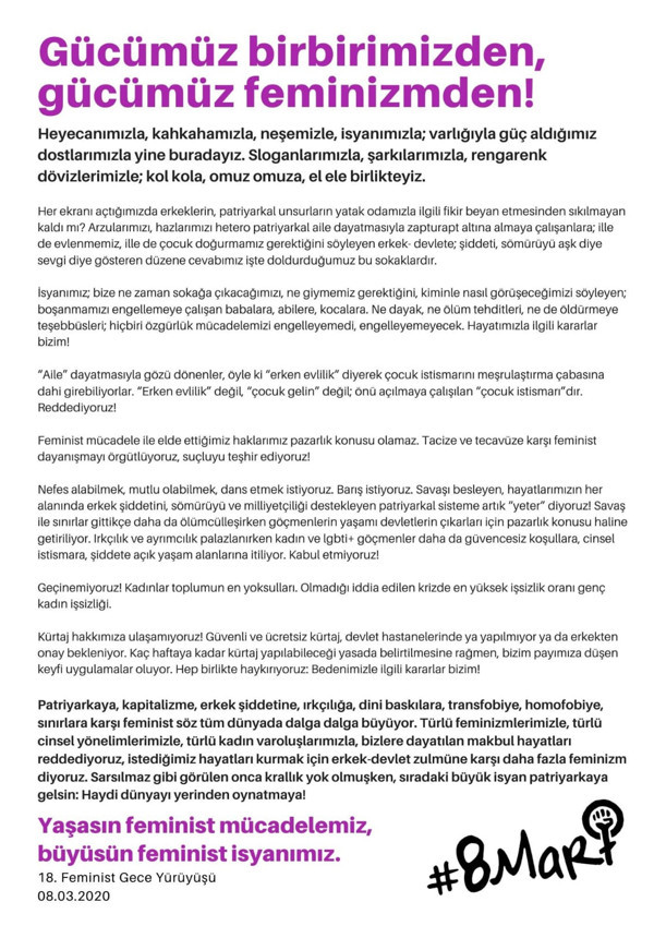 Feminist Gece Yürüşü: Polis saldırdı kadınlar direndi - Resim : 5