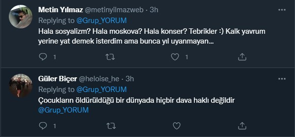 Grup Yorum 'Sosyalizmin anavatanı' diyerek Moskova konserini paylaştı, Twitter ikiye bölündü - Resim : 6