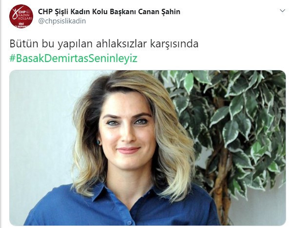 Tehdit edilen Başak Demirtaş'a sosyal medyada büyük destek - Resim : 7