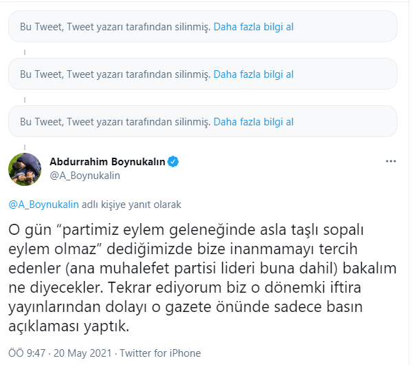 Sedat Peker'in Hürriyet baskınına ilişkin yazan AKP'li Boynukalın, paylaşımlarını sildi - Resim : 1