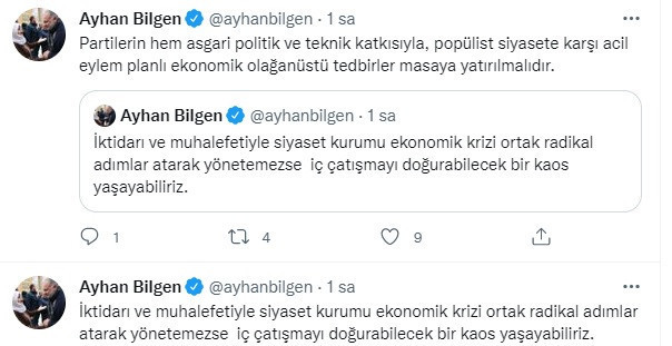 Ayhan Bilgen'den acil eylem çağrısı: İç çatışmayı doğurabilecek bir kaos yaşayabiliriz - Resim : 1