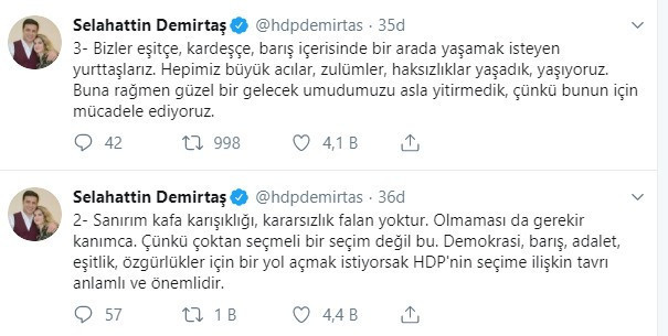 Demirtaş: İmamoğlu’nun söyleminin desteklenmesi gerektiğine inanıyoruz - Resim : 2