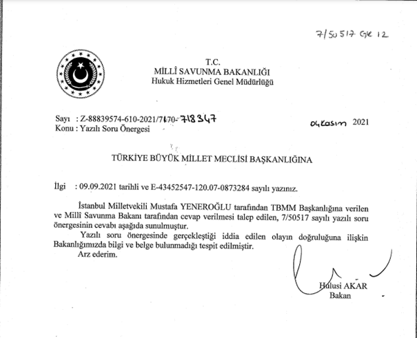 'Meriç'e atılan göçmenler' sorusuna Akar'dan cevap geldi: Bilgi ve belge bulunamadı - Resim : 1