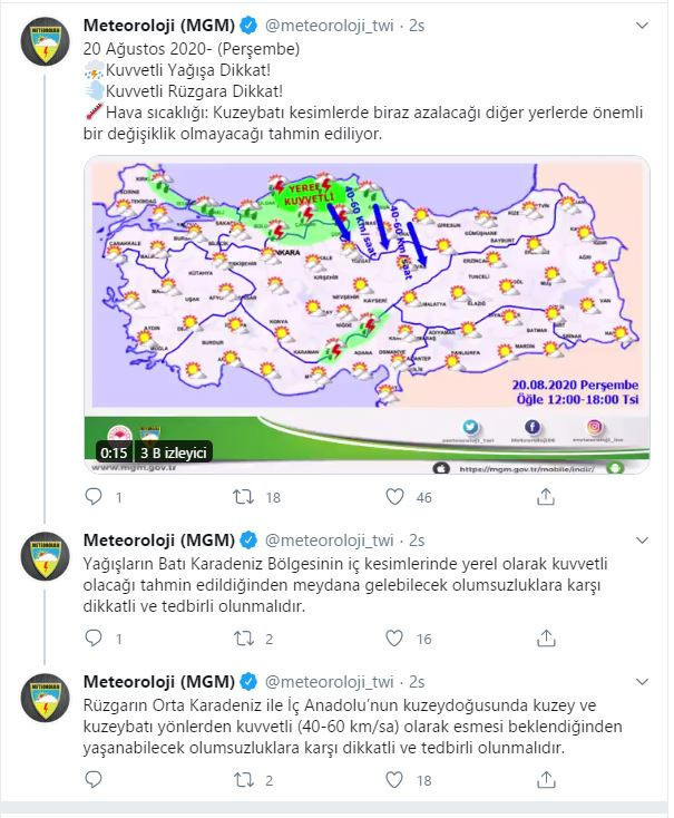 Meteoroloji'den İstanbul için yağış uyarısı - Resim : 1