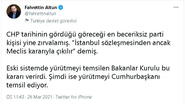 Fahrettin Altun'dan İstanbul Sözleşmesi açıklaması: Yönetim sistemimizi öğreneceksiniz - Resim : 1
