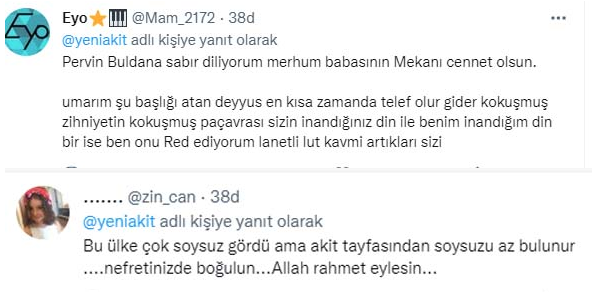 Yeni Akit'ten babasını kaybeden Pervin Buldan'a nefret söylemi: Tepki yağdı - Resim : 3