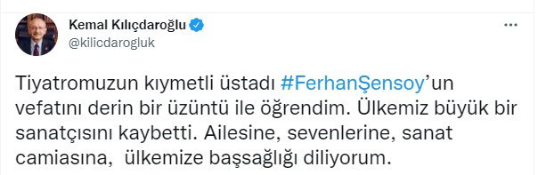 Çok sayıda isimden Ferhan Şensoy mesajı: Dik duruşunla hep ışık oldun - Resim : 5