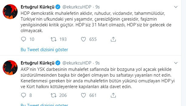 Kürkçü: HDP, YSK kararı sonrasında da aynı çizgide - Resim : 1