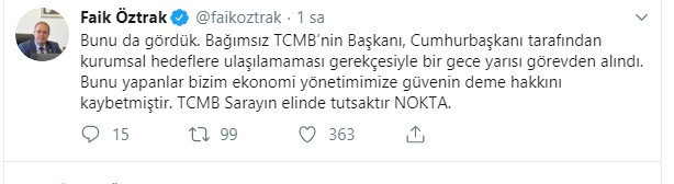 Çetinkaya'nın görevden alınmasına CHP'den ilk tepki - Resim : 1