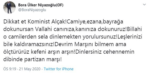 TEDAŞ yöneticisi Niyazoğlu'ndan muhalif isimlere tehdit ve hakaret - Resim : 3