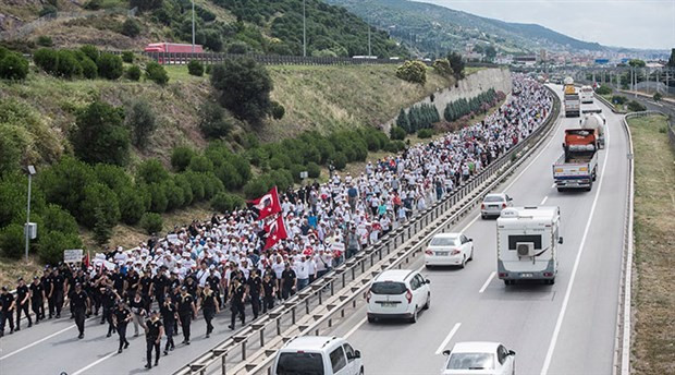 Provokasyonlar Adalet Yürüyüşü'nü durduramadı - Resim : 6