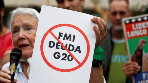 G20 Zirvesi'ni Arjantinliler protestoyla karşıladı - Resim : 1