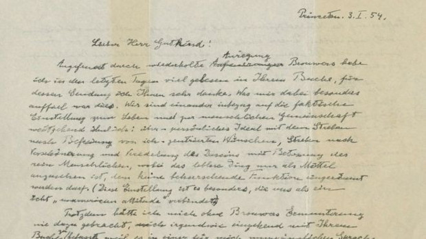 Einstein'ın 'Tanrı mektubu' 2,9 milyon dolara satıldı - Resim : 1