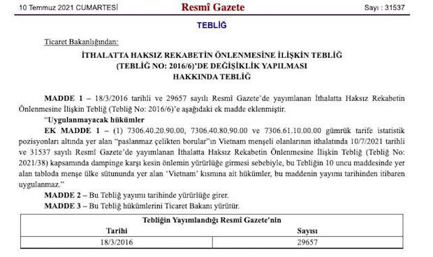 Beş ülkeden gelen ürünlere soruşturma yolu açıldı - Resim : 1