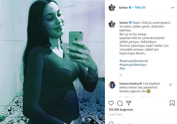 Tarkan’dan ‘Sezen Ünlü' anması: Adalet için haykırmaya devam - Resim : 1
