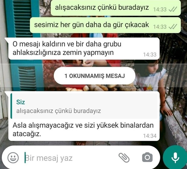 Üniversite öğrencisine IŞİD usulü tehdit: Sizi yüksek binalardan atacağız - Resim : 1