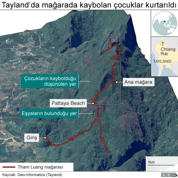 Kayıp çocuklar bulundukları mağarada aylarca kalabilir - Resim : 1