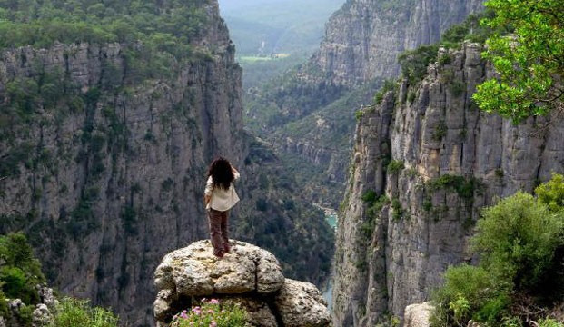 Uçurumdan Tazı Kanyonu manzarası - Resim : 1