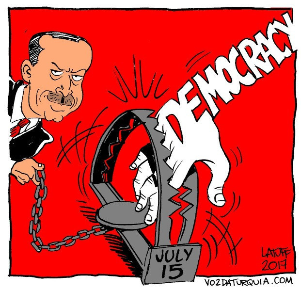 Carlos Latuff'un 'Erdoğan'lı karikatürleri - Resim: 27
