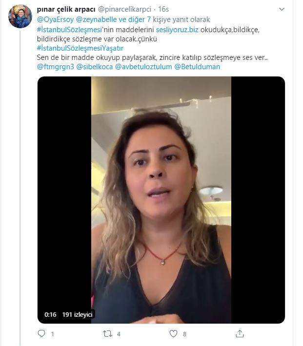 İstanbul Sözleşmesi'ni okumaya çağrı: Bu zincire sen de katıl - Resim : 3