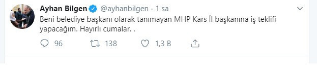 Bilgen: MHP'li yöneticiye iş teklifi yapacağım - Resim : 1