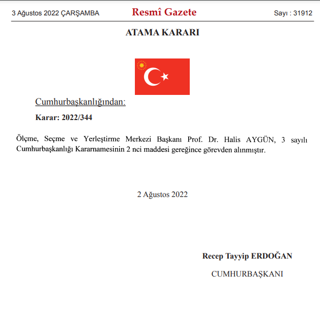 Sınav sorularının çalındığı iddiası ÖSYM Başkanı'nı yerinden etti - Resim : 1