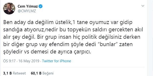 Cem Yılmaz: Nedir bu topyekun saldırı akıl alır gibi değil - Resim : 2