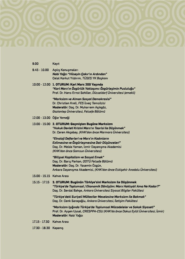 İstanbul'da Karl Marx konferansı - Resim : 2