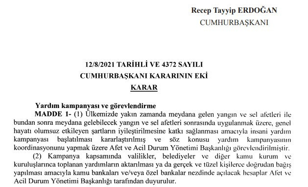 Erdoğan, yangın ve sel için yeni 'yardım' kampanyası başlattı, tepki geldi: Siz ne işe yarıyorsunuz? - Resim : 2