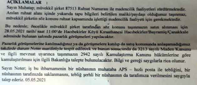 Cengiz İnşaat, önce kamulaştırma ile tehdit etti, sonra alışveriş çeki dağıttı - Resim : 1