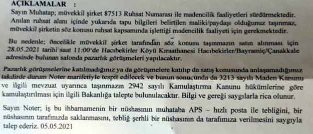 Cengiz İnşaat, önce kamulaştırma ile tehdit etti, sonra alışveriş çeki dağıttı - Resim : 1