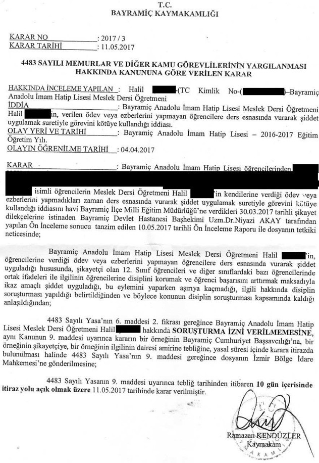 MEB'in dayağa 'terbiye' dediği belgelendi - Resim : 1