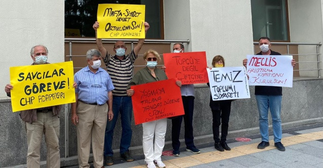 CHP'den Ziraat Bankası önünde eylem: Mafya-siyaset-devlet ortaklığına son - Resim : 1