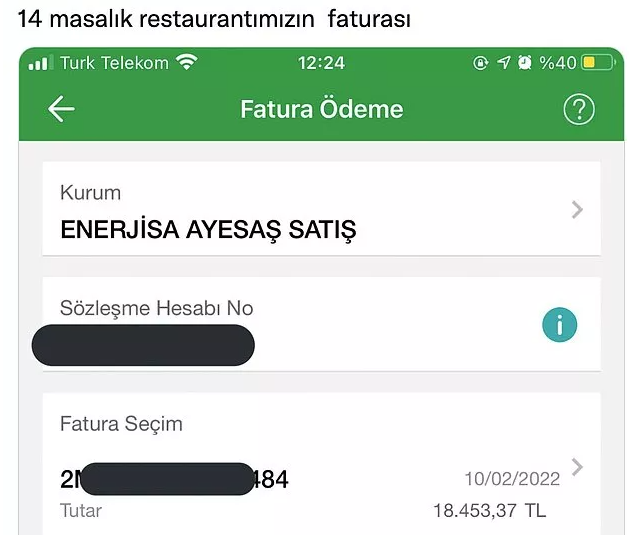 Esnaflar zamlı elektrik faturalarını camlara asmaya başladı - Resim : 3
