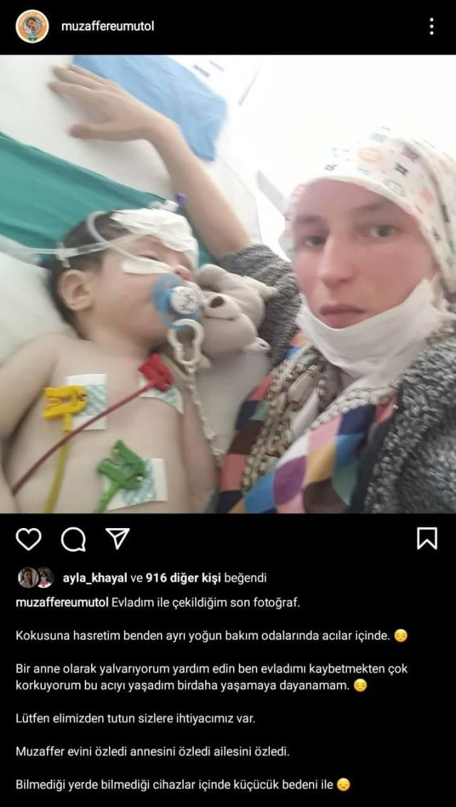 Haluk Levent duyurdu: SMA'lı Muzaffer bebeğin annesi çaresizlikten intihar etti - Resim : 1