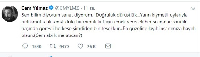 Cem Yılmaz'dan seçim mesajı - Resim : 1