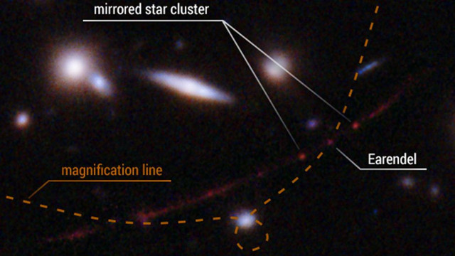 Hubble Teleskobu en uzak tek yıldızı keşfetti: 12.9 milyar yıl uzakta - Resim : 1