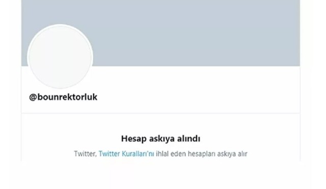 Boğaziçi Üniversitesi Rektörlüğü'nün Twitter hesabı askıya alındı - Resim : 1
