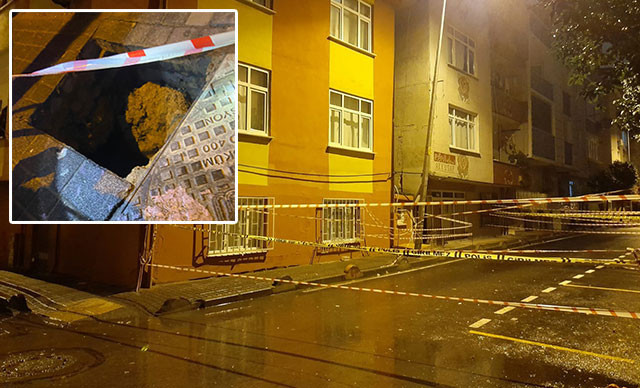 İstanbul’da 1 hafta arayla peş peşe sokak göçükleri: Soruşturma başlatıldı - Resim : 1