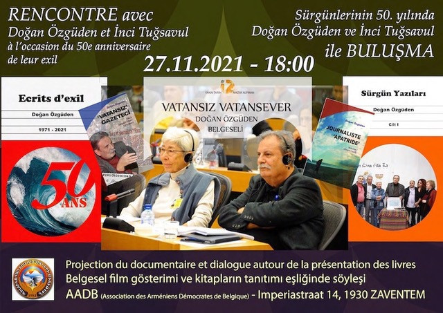 Sürgünlerinin 50. yılında Doğan Özgüden ve İnci Tuğsavul ile buluşma - Resim : 1